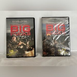 Vintage Buckmasters “Big Bucks” DVD Lot – New Sealed